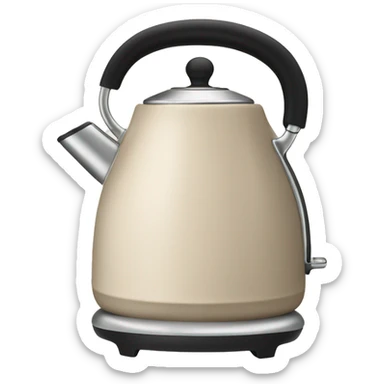 Beige smeg kettle  sticker