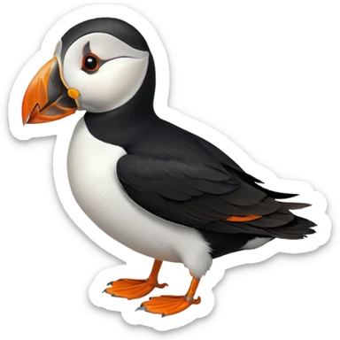 a puffin sticker