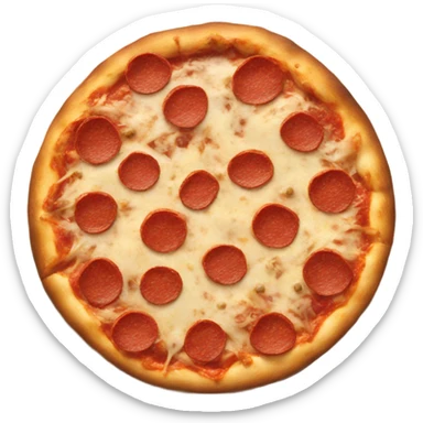 Supreme pizza sticker