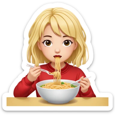 Noodles e-girl  sticker