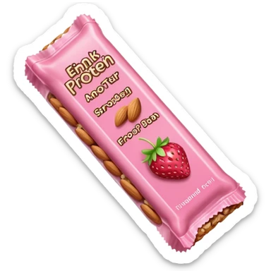 supergut strawberry almond protein bar sticker