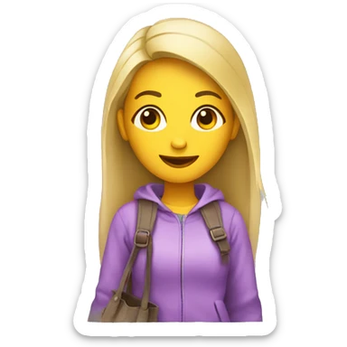 persona con bolsas de compras sticker