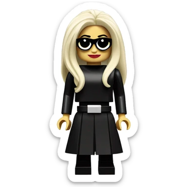 LADY GAGA lego full body sticker