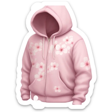 Cherry Blossom hoodie sticker
