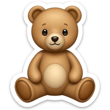 Teddy bear sticker