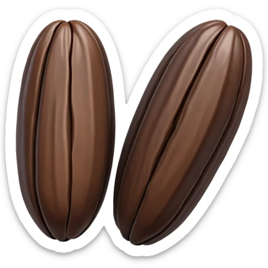 two tonka beans sticker