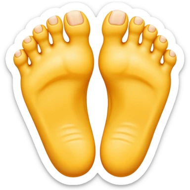 cheesy toes feet sticker