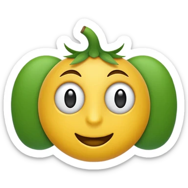 h harfini yeşil bir emojiye dönüştür ama fontl olsun sticker
