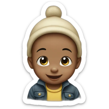 Mickey mouse baby sticker