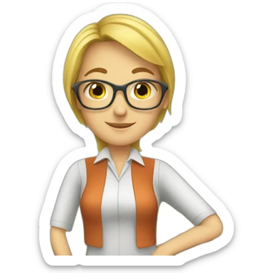 the teacher gives appreciation sticker