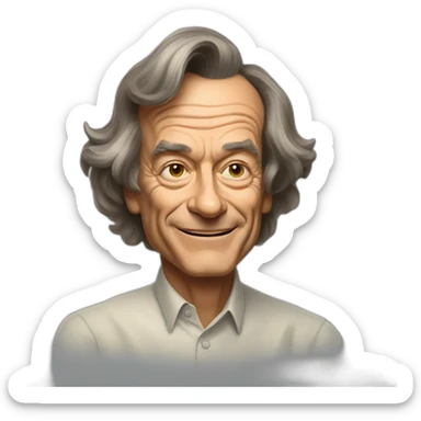 richard feynman sticker