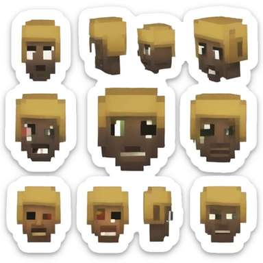 Himmlite from Outer End Mod Minecraft By BlueDuck sticker