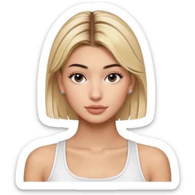 hailey bieber 2025 rhode skin sticker