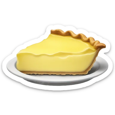 Lemon pie piece  sticker