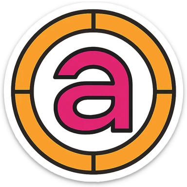 Anthropic logo, clean, modern, minimal, suitable for tech company branding sticker