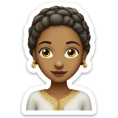 Riffian (moroccan) girl sticker