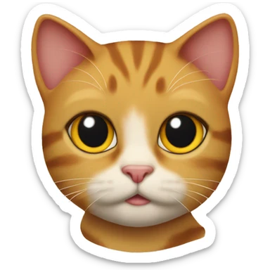 Puss in boots cute eyes sticker