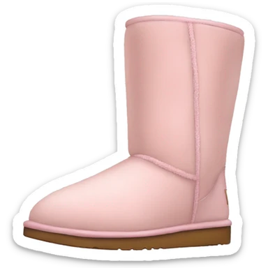 light pink uggs sticker