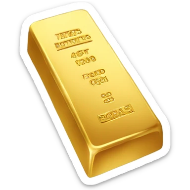 gold bars sticker