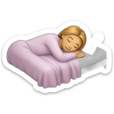 women sleep sticker