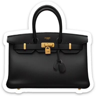black hermes birkin bag sticker