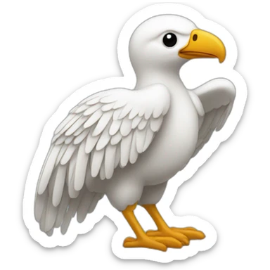 Un pied avec des ailes  sticker