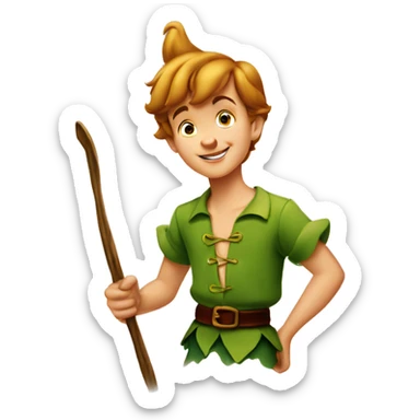 Disney peter pan 1956 sticker