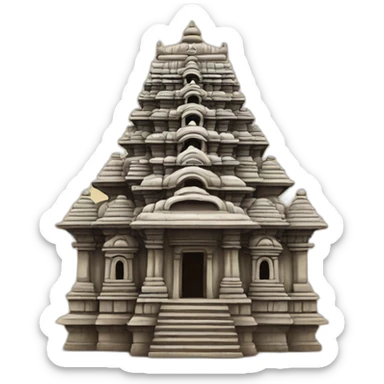 Jagannath temple in Puri sticker