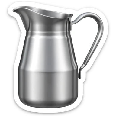 inox Milk pitcher

 sticker