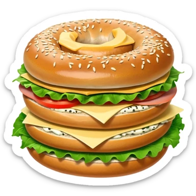 Bagel Sandwich sticker