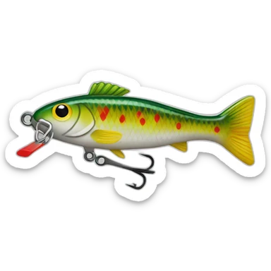 fishing lure sticker