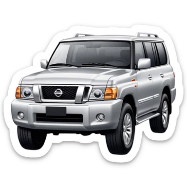 Nissan Patrol - Nissan (Model Year: 2022) (Iconic colour: Silver) sticker