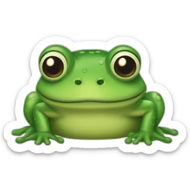 Emoji pepelore grenouille sticker