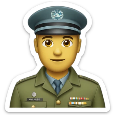Un militaire sticker