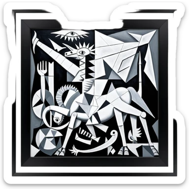 gernika picasso sticker