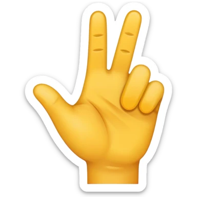 Slapping emoji sticker