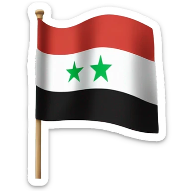 Flag of the Syrian revolution  sticker