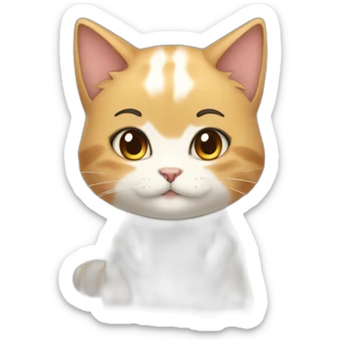 Neko girk sticker