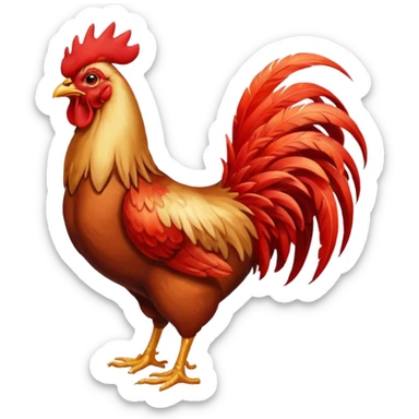 Cock  sticker