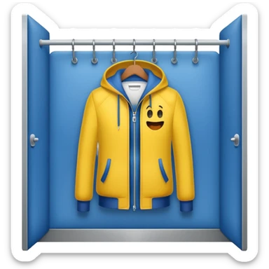 try on jacket customer changing room sticker