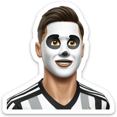 Paulo Dybala mask celebration sticker