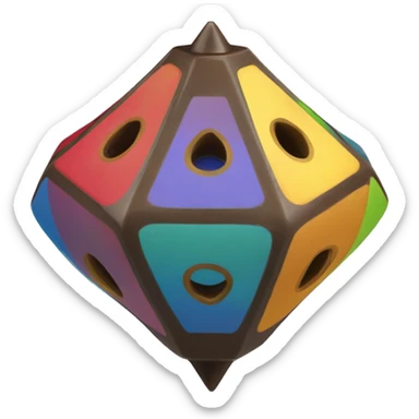 dreidle four sided spinning top  sticker