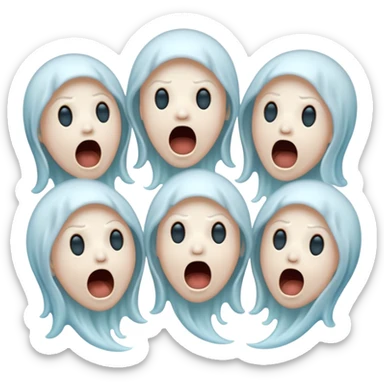 screaming souls of the ancestory sticker