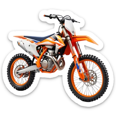 KTM Dirtbike - KTM 250 SX (Model Year: 2021) (Iconic colour: Orange) sticker