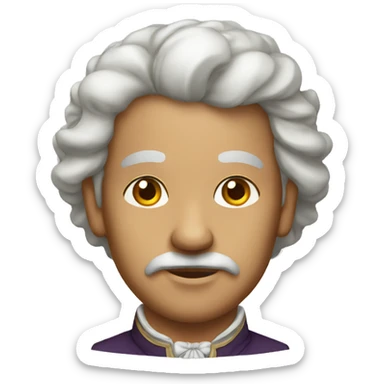 colonial man sticker