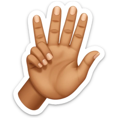 a finger pointing at the reader sticker