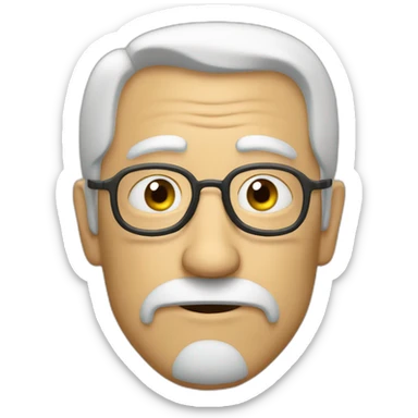 un vieil homme tres fatigué sticker