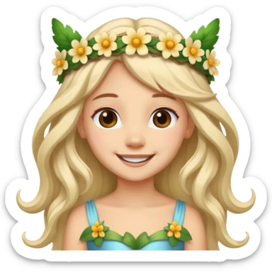 féé souriante sticker