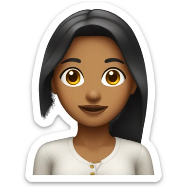 Colombian girl sticker