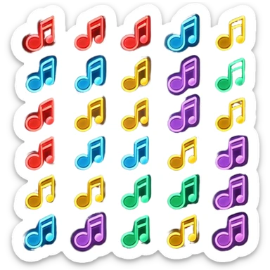 musical theatre signs sticker